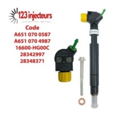 A6510700587 A6510704987 EMBR00002D Original Delphi C-E-Sprinter OM651 220 CDI