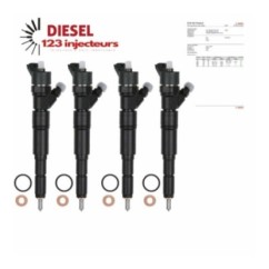 4x Injecteur Land Rover Freelander 2.0 Td4 82/80kw 0445110049 7785983 Injecteur