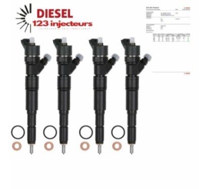 4x Injecteur Land Rover Freelander 2.0 Td4 82/80kw 0445110049 7785983 Injecteur