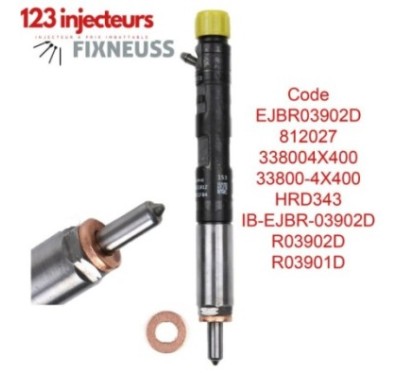 Injecteur buse d'injection Kia Carnival III 2,9 CRDi 185 ch 33800-4x400 ejbr03902d-