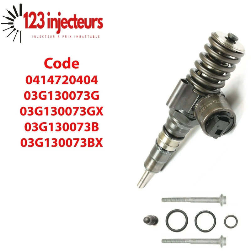4x Injecteur VW 03G130073G 0414720404 Audi Seat Gicleur de la Pompe 2,0 TDI GX 4x Injecteur VW 03G130073G 0414720404 Audi Seat Gicleur de la Pompe 2,0 TDI GX