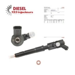 4X INJECTEUR MULTIJET 2,3 FIAT CITROEN PEUGEOT 0445110418 0986435212-