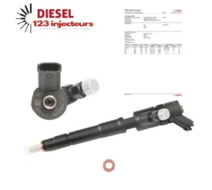 4X INJECTEUR MULTIJET 2,3 FIAT CITROEN PEUGEOT 0445110418 0986435212-