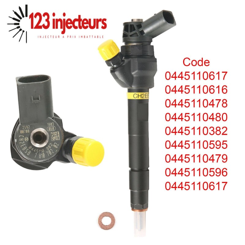 Injecteur Common-Rail BMW 3 E90 F30 F35 320d 13537810703 0445110382 Bosch Injecteur Common-Rail BMW 3 E90 F30 F35 320d 13537810703 0445110382 Bosch