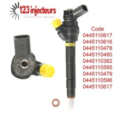 Injecteur Common-Rail BMW 3 E90 F30 F35 320d 13537810703 0445110382 Bosch