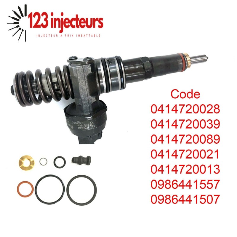 4xEinspritzdüse Injecteur Gicleur de la Pompe Unité VW Audi 1,9 Tdi 0414720039