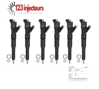 6x Einspritzd Üse Injecteur BMW E39 525d 525 D 120kW/163P S 0445110048
