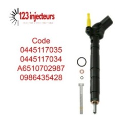 Injecteur buse d'injection Mercedes Benz 0445117035 0445117034 A6510702987 Bosch-