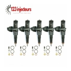5 x injecteur Bosch pompe buse unité 0986441573 VW 2.5TDI 120KW 128 KW 0414720228-