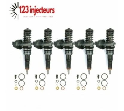 5 x injecteur Bosch pompe buse unité 0986441573 VW 2.5TDI 120KW 128 KW 0414720228-