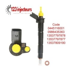 4x Bosch Injecteur 0445116001 Injecteur BMW 120d 3er 320d 0986435363