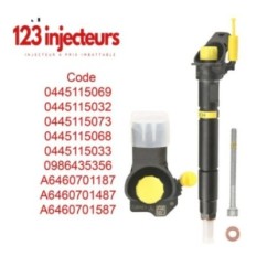 4x Injecteur Mercedes Sprinter A6460701487 0445115069 0445115033 A6460701187