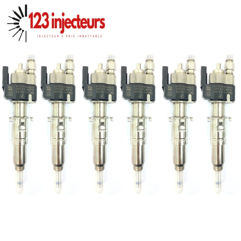 6 x soupape d'injection OEM BMW 13537537317 13537585261 13537565138 13538616079- 6 x soupape d'injection OEM BMW 13537537317 13537585261 13537565138 13538616079-