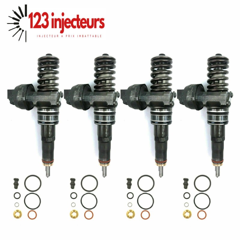 4 x buse de pompe Bosch élément buse d'injection VW 2.0 TDI 0414720229 038130073BJ- 4 x buse de pompe Bosch élément buse d'injection VW 2.0 TDI 0414720229 038130073BJ-