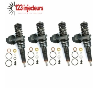 4x Injecteur Gicleur de la Pompe 0986441577 Audi VW 1.9 Tdi 116 Ch 0414720314