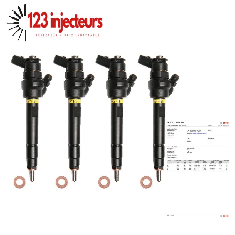 4x INJECTEUR 0445110601 BMW 116d 118d E81 E87 F20 F21 118d E88 E82 0445110289- 4x INJECTEUR 0445110601 BMW 116d 118d E81 E87 F20 F21 118d E88 E82 0445110289-