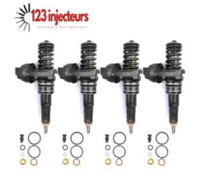 4 x buse d'injection VW Audi buse de pompe Bosch 0414720312 BMM BMP 2,0 TDI 038130073BQ -
